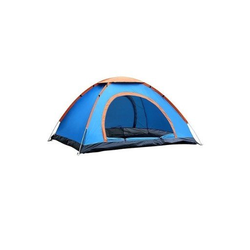 Portable Waterproof Dome Tent for 4 Person – Picnic, Hiking, Camping Tent with Carrying Bag, Multicolor
