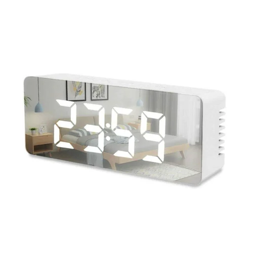 Digital LED Mirror Alarm Clock